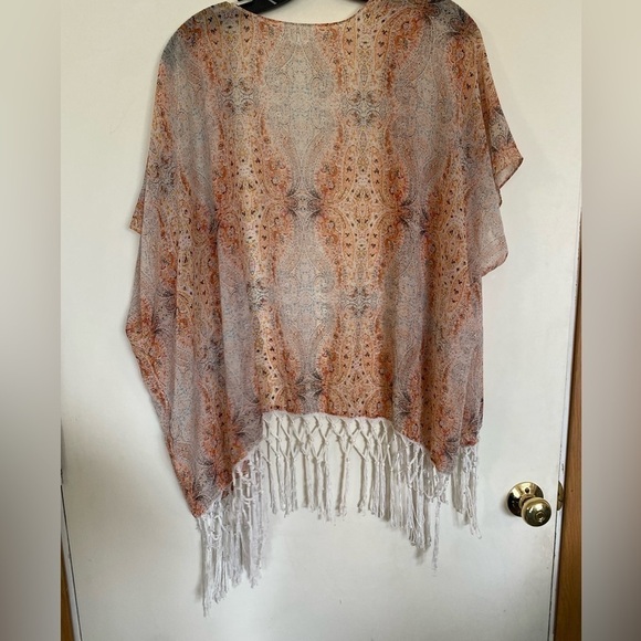 Garage o/s Pull On Boho open front coverup - Picture 1 of 6